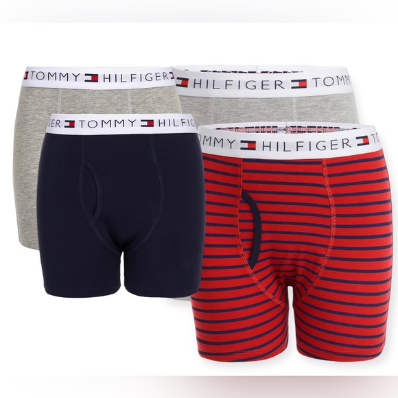 NWT Tommy Hilfiger Multi-Color Kids Boxer Briefs 2-Piece Set Diff Sizes & Colors - Picture 1 of 7